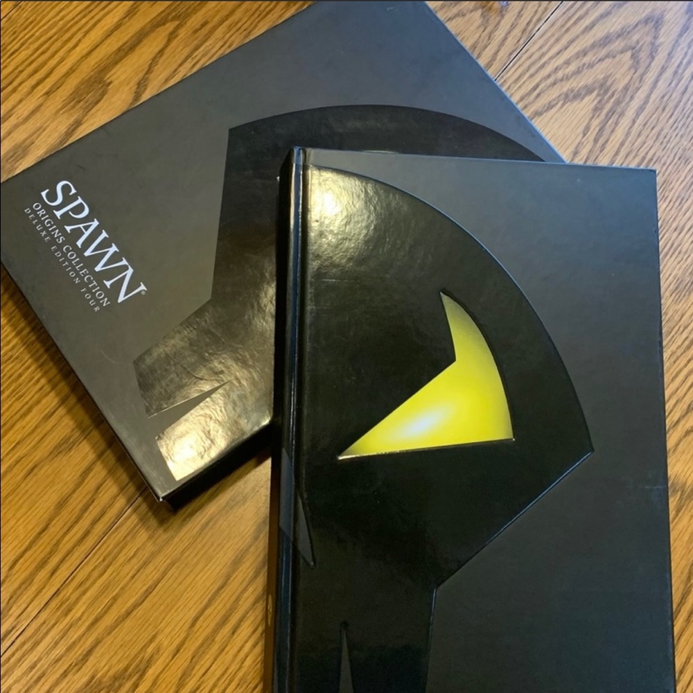 PLASTIC WRAPPED SPAWN “ORIGINS” Deluxe Edition 4 hardcover with slip jacket